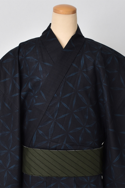 浴衣[171cm−179cm・麻の葉繋ぎ]