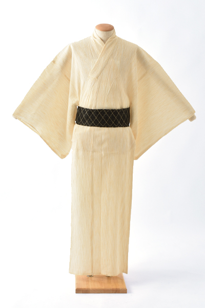 浴衣[M・L・LLサイズ鳥の子色・楊柳浴衣]