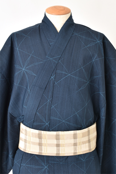 浴衣[JAPAN STYLE170-178cm・藍色]