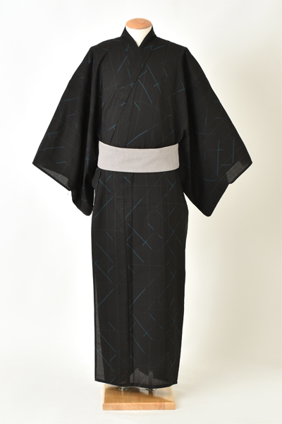 浴衣[JAPAN STYLE175-183cm・黒]
