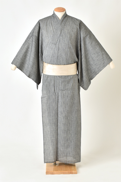 浴衣[170-178cm・グレー]