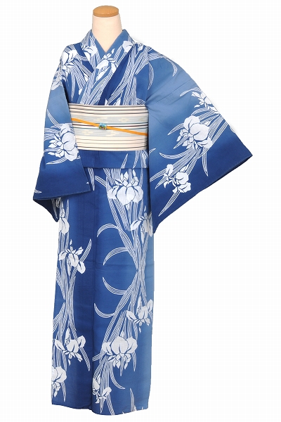 浴衣[藍色・菖蒲]