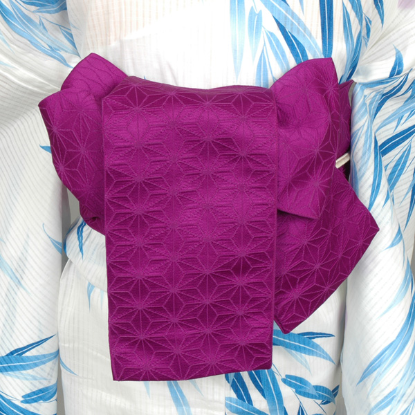 浴衣[白地・葦S-Mサイズ]