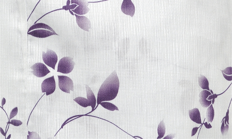 浴衣[淡い藍ねずみ色地・小花]