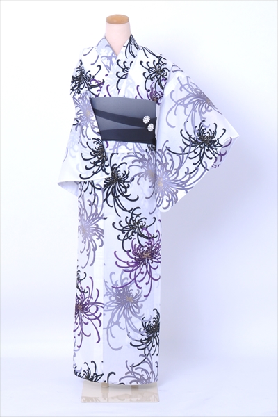 浴衣[白・乱菊]