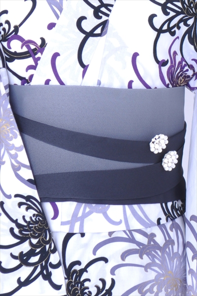 浴衣[白・乱菊]