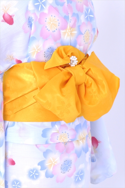 浴衣[水色・金魚]