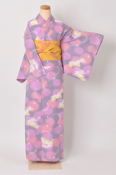 浴衣[月とうさぎ]