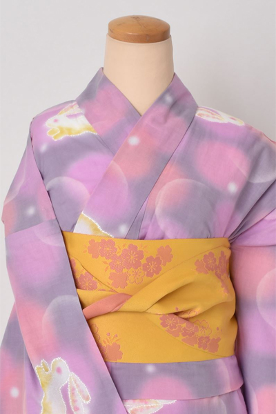 浴衣[月とうさぎ]