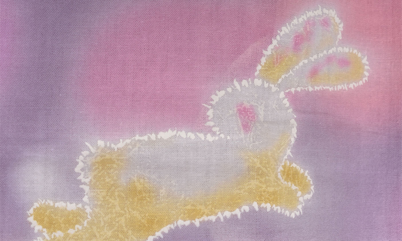 浴衣[月とうさぎ]