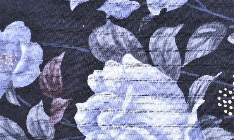 浴衣[黒・薔薇]