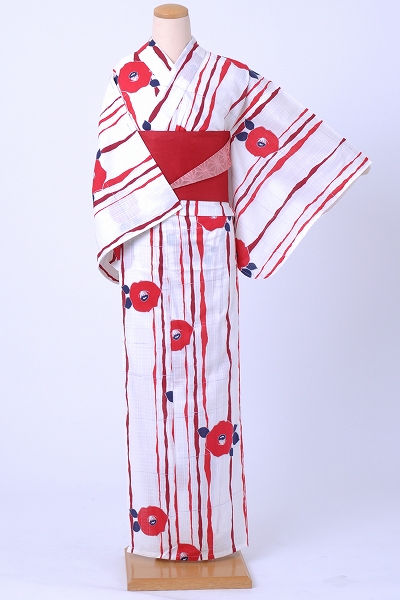 浴衣[椿・Sサイズ]