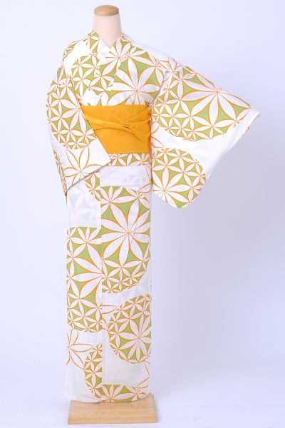 浴衣[黄色×きみどり]