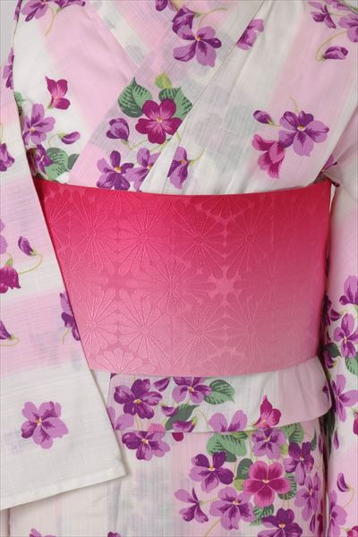 浴衣[白・小花]