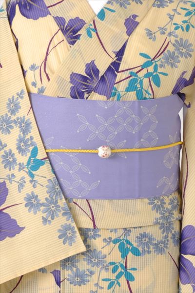 浴衣[クレマチス・綿絽]