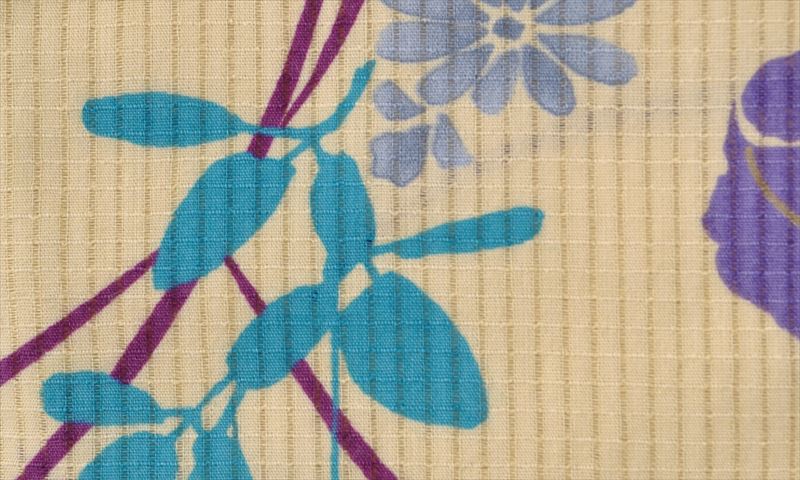 浴衣[クレマチス・綿絽]