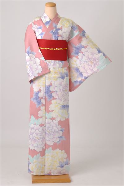 浴衣[ピンク・シャクナゲ]