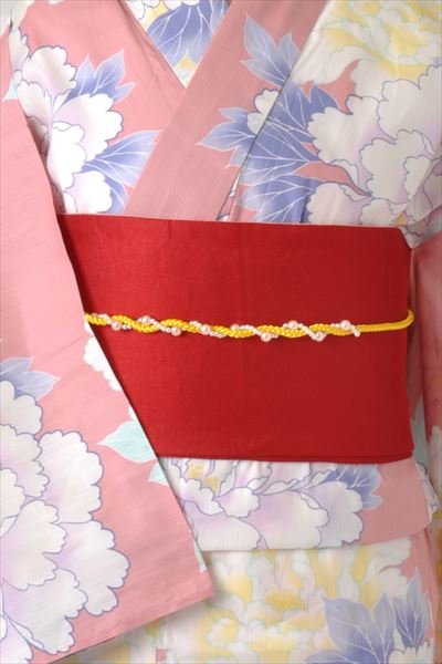 浴衣[ピンク・シャクナゲ]