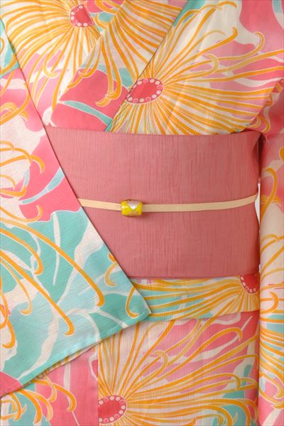 浴衣[桃色・乱菊]