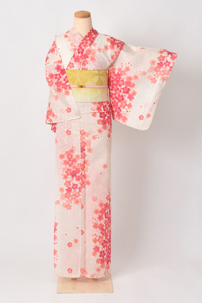 浴衣［ピンク・桜柄］