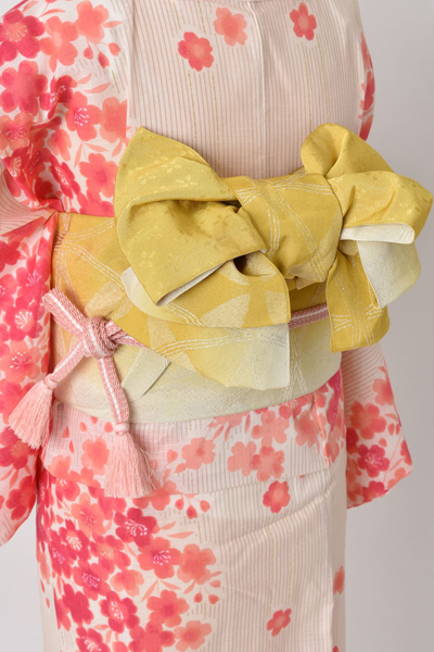 浴衣［ピンク・桜柄］