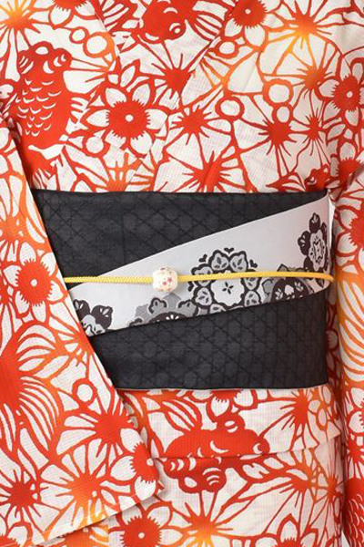 浴衣[花と金魚]