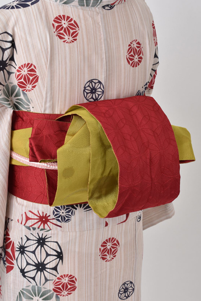 浴衣[生成り・金魚柄]