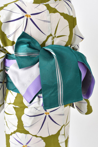 浴衣[抹茶・朝顔]