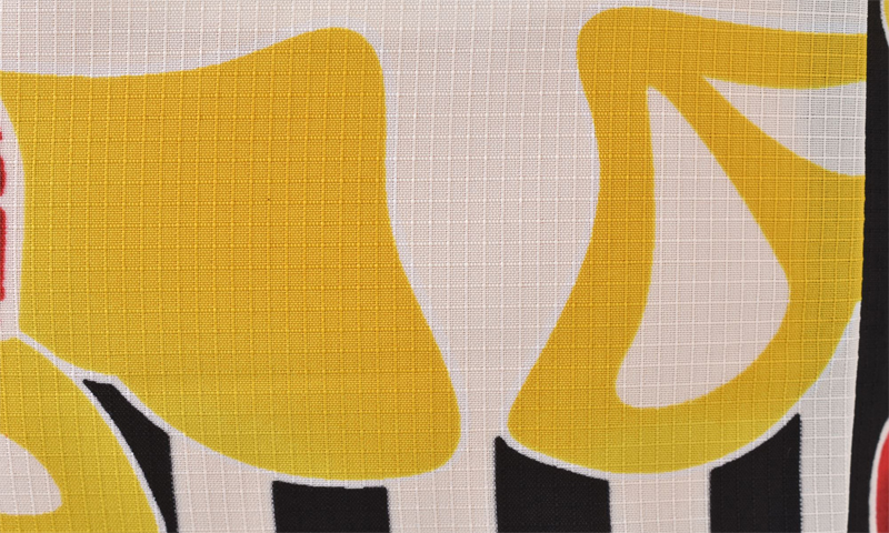 浴衣[縞に朝顔]