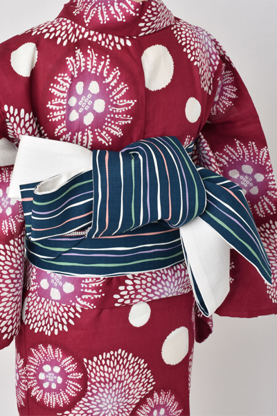 浴衣[大輪の菊]