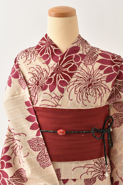 浴衣[生成り・小さめサイズ]