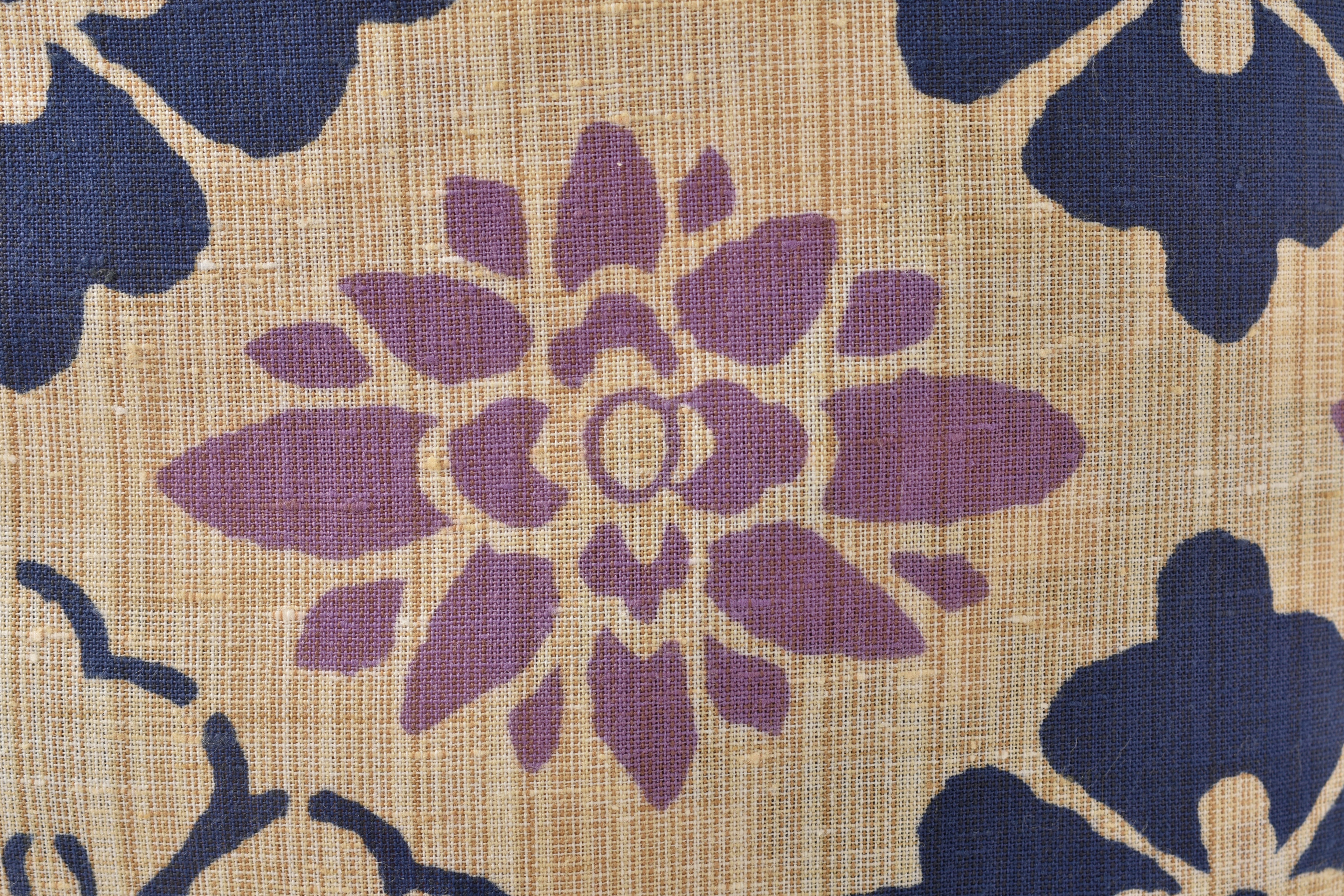 浴衣[生成り・花菱柄]