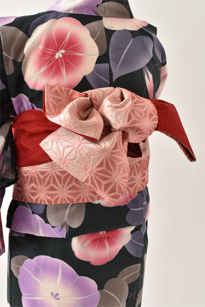 浴衣[墨色朝顔・トールサイズ]