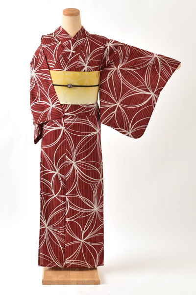浴衣[赤・縞 Sサイズ]