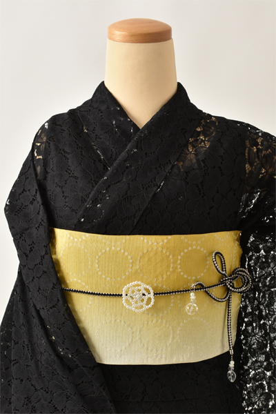 浴衣[レース・黒]