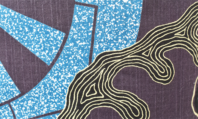 浴衣[紫紺・源氏車Sサイズ]