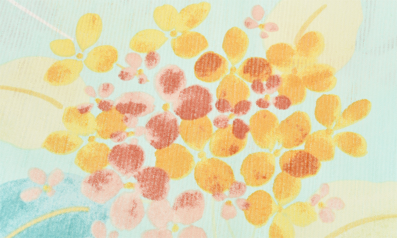 浴衣[ミントブルー]