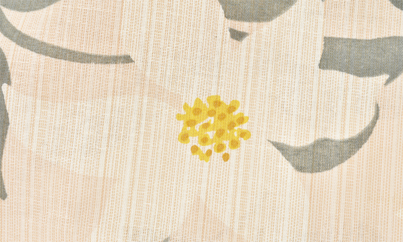 浴衣[ベージュ・鉄線]