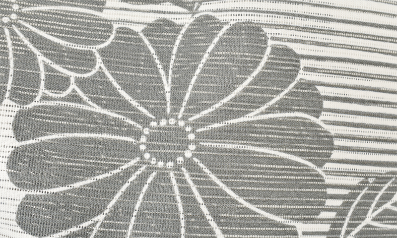 浴衣[グレー・菊]