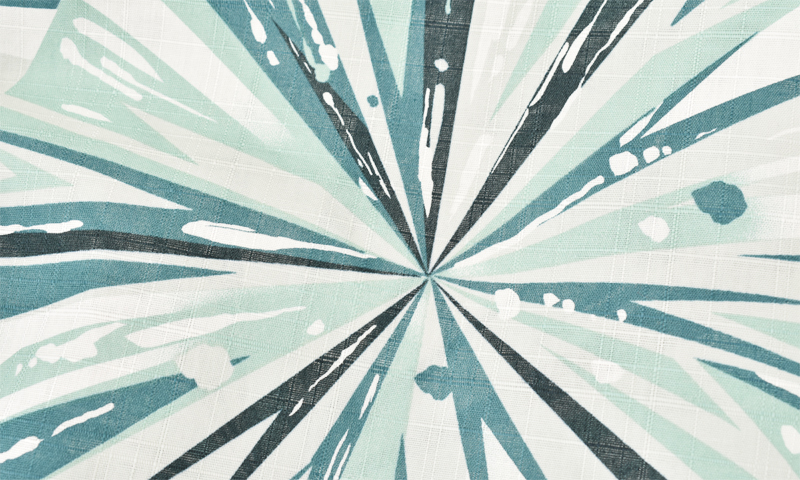 浴衣[UTAHA・グリーン・幾何学模様]