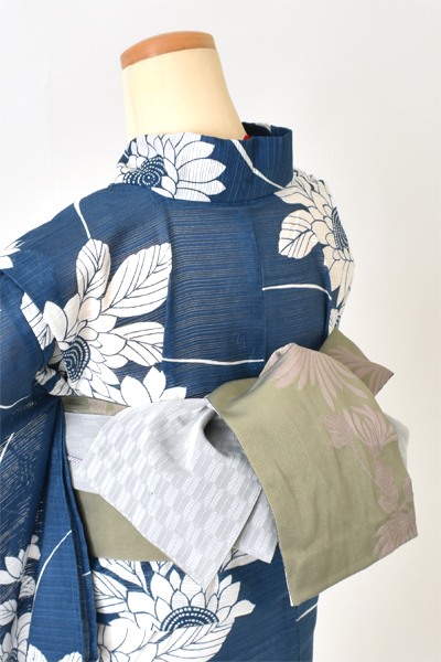 浴衣[紺・向日葵]