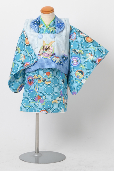 一歳男児被布(兜)