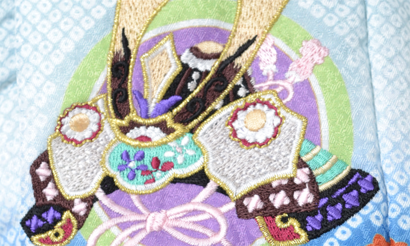 一歳男児被布(兜)