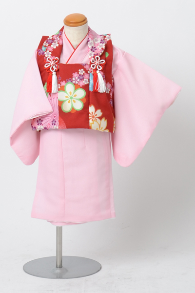 一歳女児被布(桜)