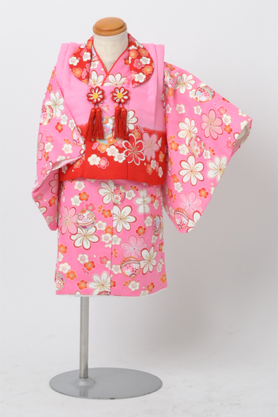 一歳女児被布(桜)