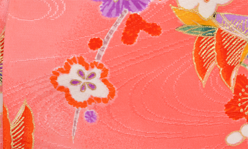 三歳被布セット(コーラルピンク)