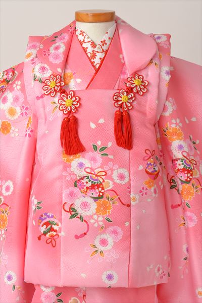 被布・着物（ピンク・鈴）