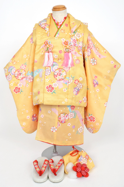 三歳被布セット(クリーム色)