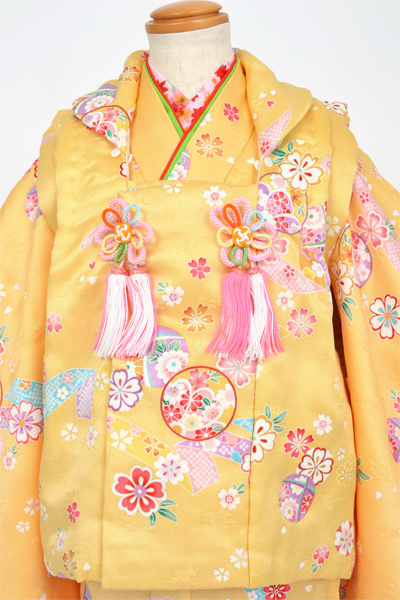 三歳被布セット(クリーム色)