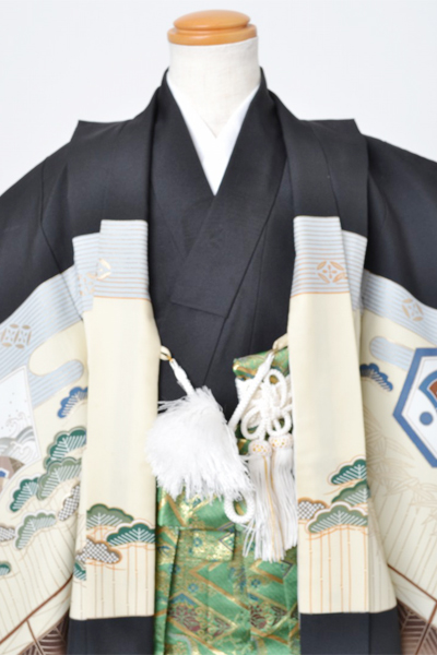 5歳祝着[黒色・兜・]